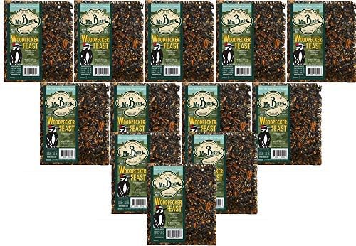 12-Pack of Mr. Bird Woodpecker Feast Large Wild Bird Seed Block 1 lb. 12 oz.
