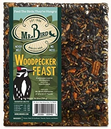 12-Pack of Mr. Bird Woodpecker Feast Large Wild Bird Seed Block 1 lb. 12 oz.