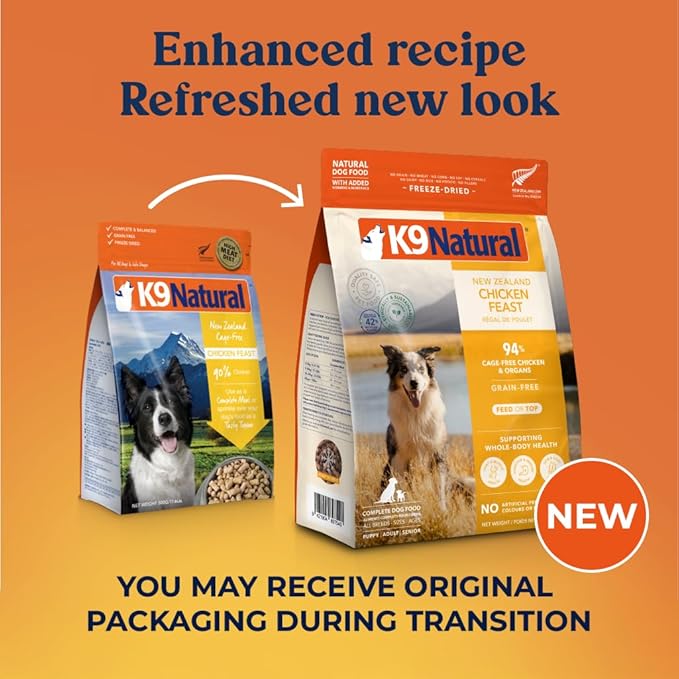 K9 Natural Grain-Free Freeze-Dried Dog Food Chicken 1.1lb