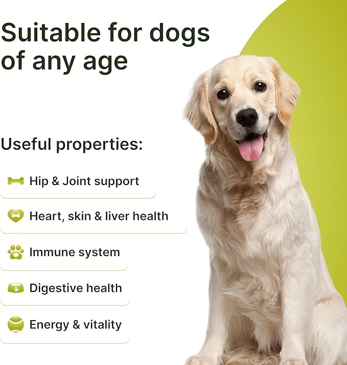 23-in-1 Multivitamin for Dogs – Soft Chews with Glucosamine, Chondroitin, MSM, Probiotics, Cranberry, Biotin, Zinc, Salmon Oil, Vitamins B, C, E – Hip & Joint, Skin, Digestive & Immune Support