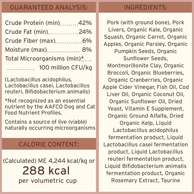 Primal Freeze Dried Dog Food, Pronto Mini Nuggets, Pork; Scoop & Serve, Complete & Balanced Meal; Also Use As Topper or Treat; Premium, Healthy, Grain Free, High Protein Raw Dog Food (16 oz)
