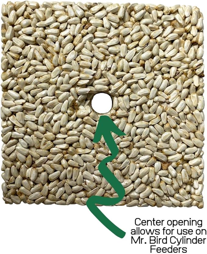 12-Pack of Mr. Bird Safflower Feast Small Wild Bird Seed Cake 8 oz.