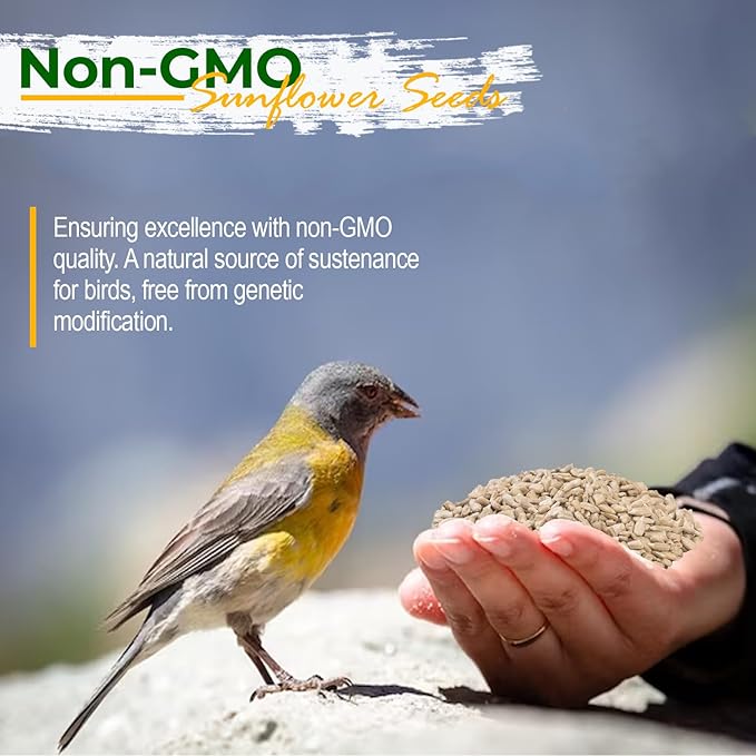 Wildlife Sunflower Hearts & Chips for Bird Feeding and Wildlife Bird attracting, Non-GMO and USA Grown, 50 lbs