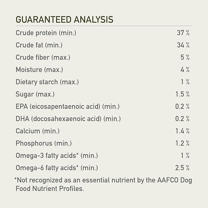 ORIJEN Grain Free High Protein Freeze Dried Dog Food & Topper Tundra Recipe 16oz Bag