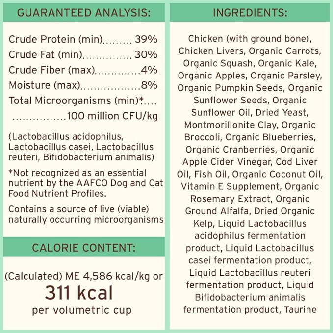 Primal Freeze Dried Dog Food, Pronto Mini Nuggets, Chicken; Scoop & Serve, Complete & Balanced Meal;Also Use As Topper or Treat; Premium, Healthy, Grain Free, High Protein Raw Dog Food (25 oz, 2-Pack)