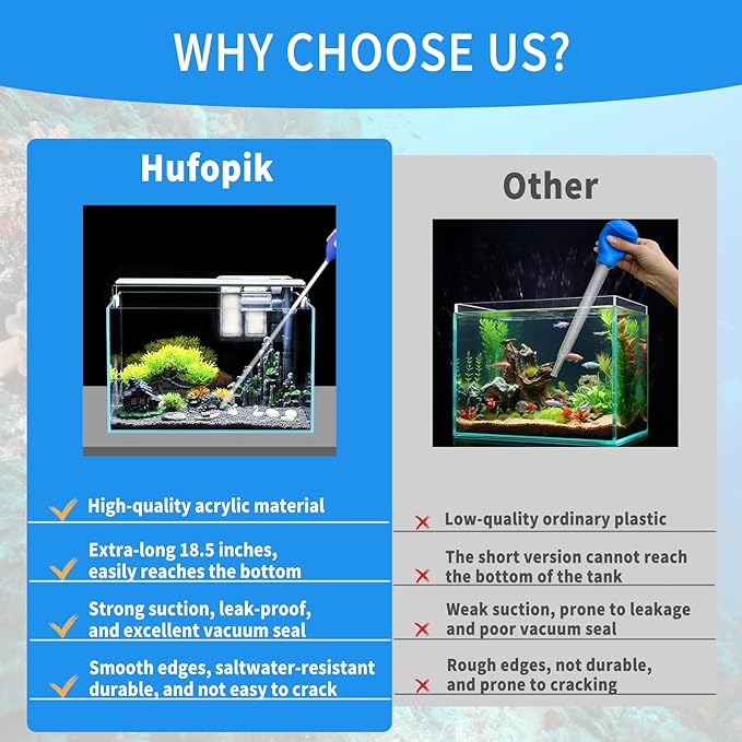 1 Pc 18.5 in Long Pipette with 1 Pc Stainless Steel Feeding Long Tweezers for Fish Tank Coral Food Feeder Long Syringe Aquarium Coral Feeding Tube for Marine Fish Reef Aquatic Plant