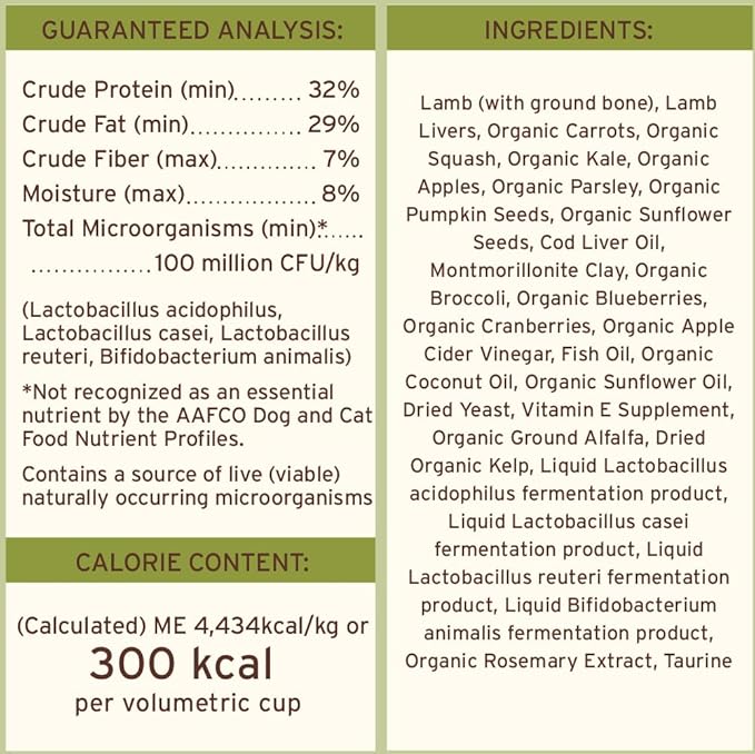 Primal Freeze Dried Dog Food, Pronto Mini Nuggets, Lamb; Scoop & Serve, Complete & Balanced Meal; Also Use as Topper or Treat; Premium, Healthy, Grain Free, High Protein Raw Dog Food (25 oz)