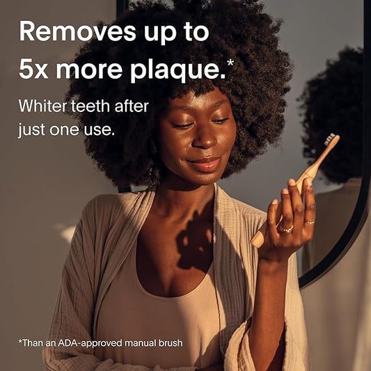 SURI 1.0 Sonic Electric Toothbrush | 40+Day Battery | Designed in California | Sustainable Electric Toothbrush for Adults | Travel Toothbrushes | Tooth Brush | Pink