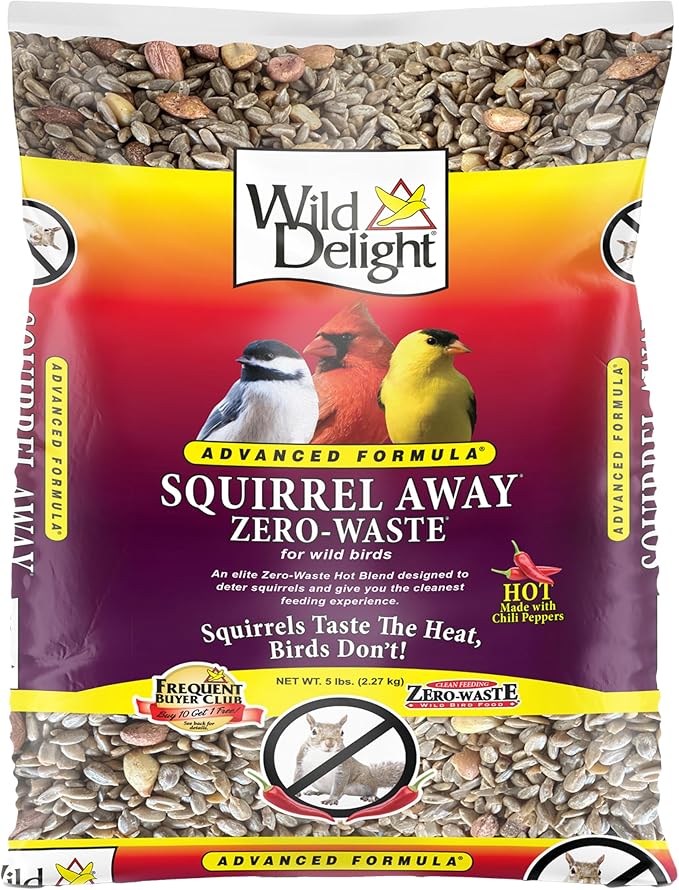 Wild Delight Advanced Formula Squirrel Away Zero Waste Wild Bird Food 5lbs