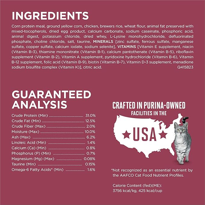 Purina ONE High Protein Dry Cat Food, +Plus Urinary Tract Health Formula - 16 lb. Bag