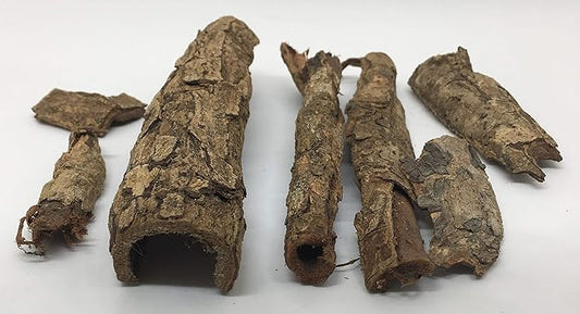 Awesome Aquatic Premium Catappa Indian Almond Bark Rolls & Pieces 50 G Shrimp & Betta Natural Habitat Tannin Producing Improves Immunity Easy to USE (Bark Catappa 50g)