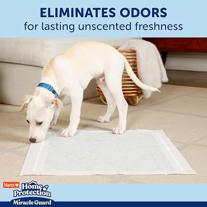 New! Hartz Home Protection Miracle Guard USA Made Dog Pads, XXL Size 20 Count, 3X Absorbency & 3X Longer use, Won't Leak and Odor Eliminating