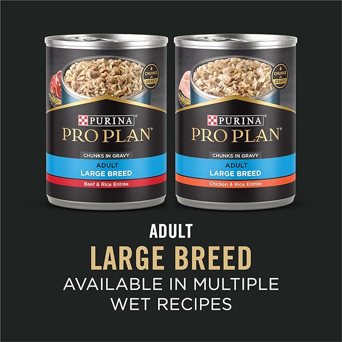 Purina Pro Plan Large Breed Dry High Protein Dog Food With Probiotics for Dogs, Beef and Rice Formula - 47 lb. Bag