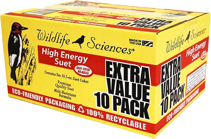 Wildlife Sciences High Energy Suet Cake 10 Pack