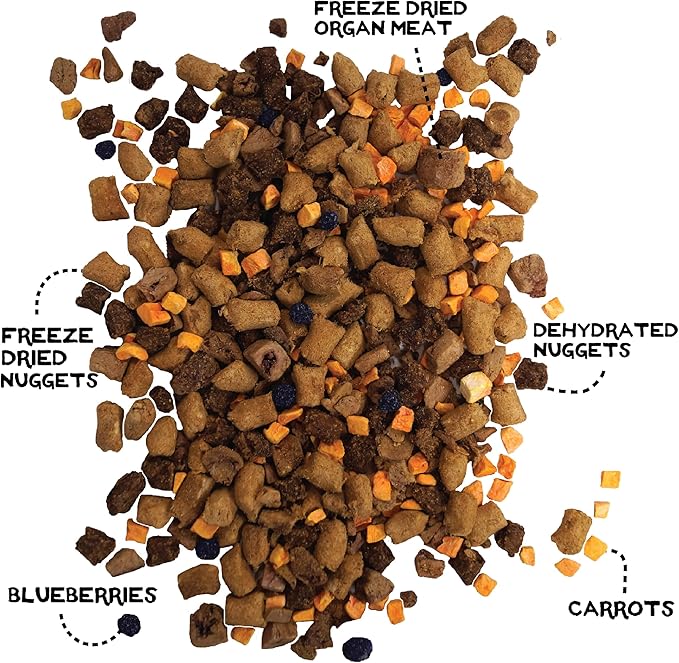 Simple Food Project - Chicken & Turkey - Freeze Dried Raw Food for Dogs - 96oz
