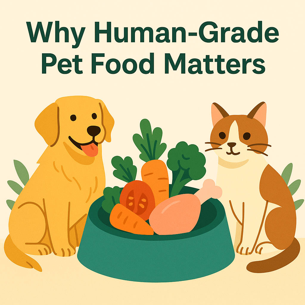 Why Human-Grade Pet Food Matters – Give Your Pet the Quality They Deserve