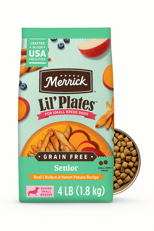 [Merrick Lil’ Plates] Chicken, Sweet Potato Kibble