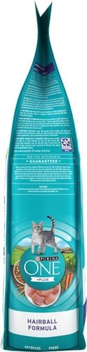 Purina ONE Natural Cat Food for Hairball Control, +PLUS Hairball Formula - 7 lb. Bag