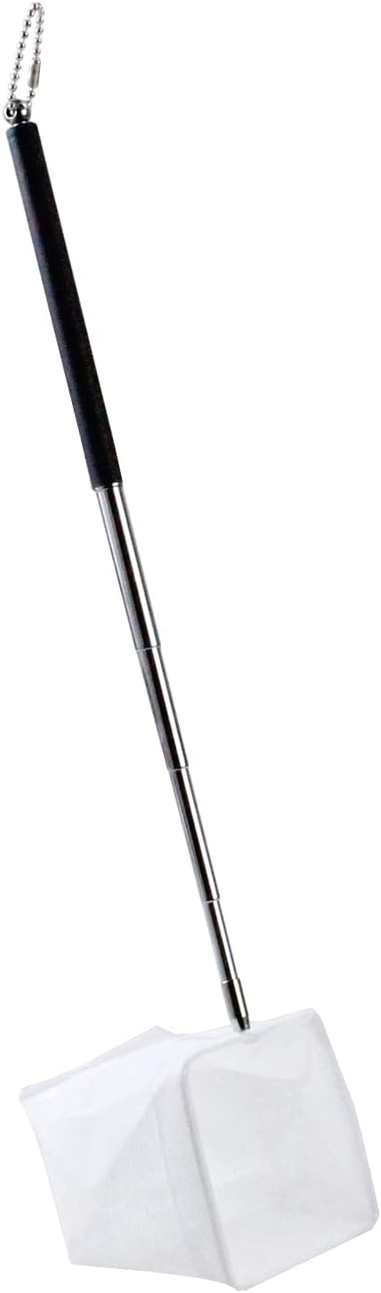 AQUANEAT Small Fish Tank Shrimp Net, Aquarium Debris Cleaning Tools, with Extendable Handle