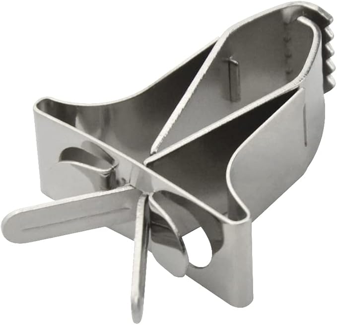 4Pack Birds Food Holders Parrot Fruit Vegetable Clips Stainless Steel Feeder Bird Cage Accessories for Bird Cockatiel Parrot