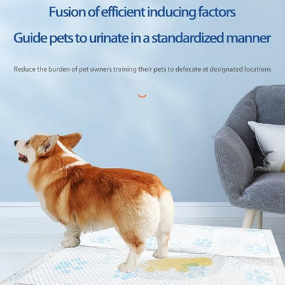 Blue Meteorite Puppy Pads, Puppy Pee Pads ,Dog Pee Pads,Pee Pads Dog Added with inducing and deodorizing Factors, Puppy Essentials (medium-23.6"x17.7", 50 Pieces/Pack)