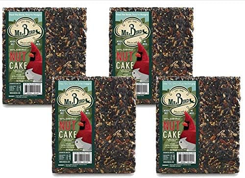 4-Pack of Mr. Bird WildBird Nut Cake XL Wild Bird Seed Cake 1 lb. 12 oz.