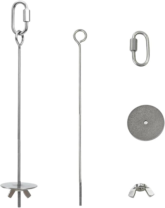 2pcs Hanging Bird Treat Skewer Parrot Fruit Feeder with Washer, 11 Inch Stainless Steel Bird Food Holder Parrot Fruit Food Skewer Parakeet Treat Feeder for Parakeet Conure, LXLVOUEG