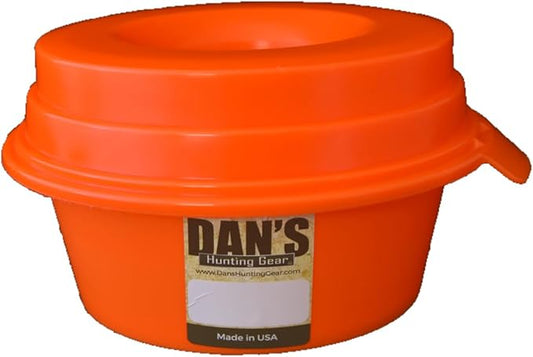 The Original Buddy Bowl - Spill Proof Water Bowl, Non Spill Travel Water Bowl, Regulates Drinking, 44oz, Made in USA (Orange)