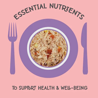 LOVE, NALA - Natural Adult Cat Wet Food - FLAKED Chicken, Sweet Potato, Tomato in Broth - Grain Free, Non-GMO, Digestive Fiber, Vitamins, Minerals - 12 Pack 2.4 lbs.