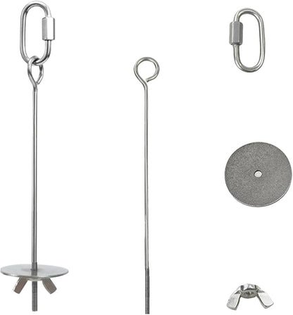 2pcs Hanging Bird Treat Skewer Parrot Fruit Feeder with Washer, 6.9 Inch Stainless Steel Bird Fruit Fork Food Holder for Bird Cage Bird Feeder Foraging Toy for Parrot Parakeet Conure, LXLVOUEG