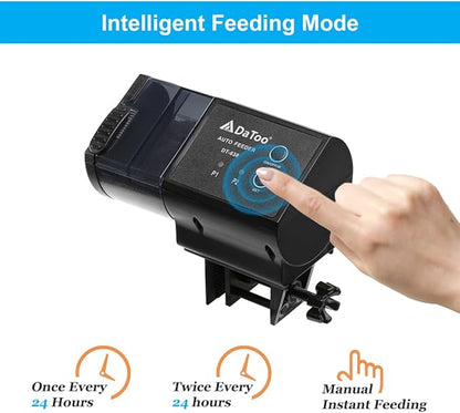 Aquarium Automatic Fish Feeder for Small Tank Auto Fish Food Dispenser Timer Vacation Betta Feeder with Moisture-Proof Air Hole