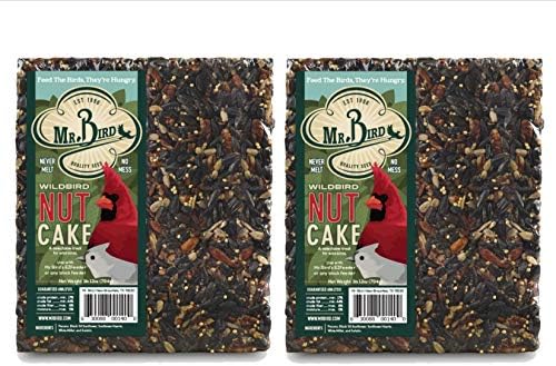2-Pack of Mr. Bird WildBird Nut Cake XL Wild Bird Seed Cake 1 lb. 12 oz.