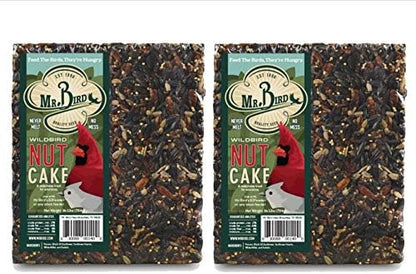 2-Pack of Mr. Bird WildBird Nut Cake XL Wild Bird Seed Cake 1 lb. 12 oz.