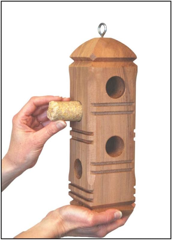 Wildlife Sciences Suet Plugs 48 Pack, Case of 12 Individually Wrapped 12 oz 4 Packs (Insect & Nuts)