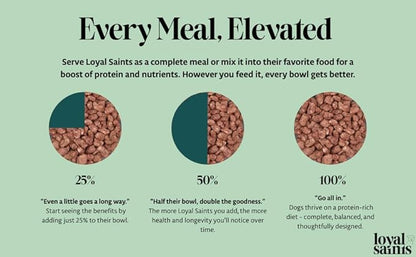 Freeze Dried Raw Dog Food - Premium Beef Flavor with High Protein and Grain Free Dog Food for Small or Large Breeds and Picky Eaters - Versatile as Meal Topper, Snack, and Treats, 5 Oz