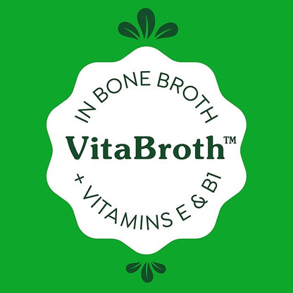 Greenies Smart Topper High Protein Wet Mix-in for Dogs, Chicken, Peas, Apples & Brown Rice Recipe in Vitabroth Broth - Bone Broth + Vitamins E & B1, 10 Count