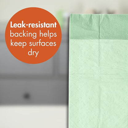 Caring Disposable Underpads, Pet Pee Pads for Potty Training, Heavy Absorbency, 36 x 36 in, 20-Pack