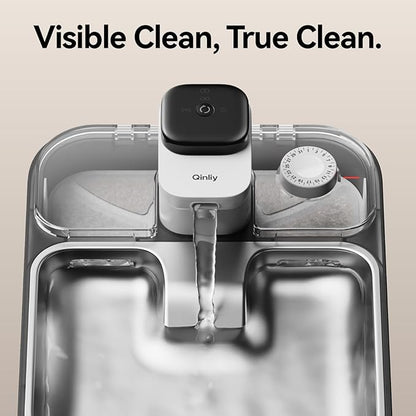 Stainless Steel Cat Water Fountain Wireless for Cats Indoor, 3.6L/123oz Automatic Metal Dog Water Dispenser,Cordless Battery Operated Pet Drinking Fountain,Rechargeable Waterer with Motion Sensor