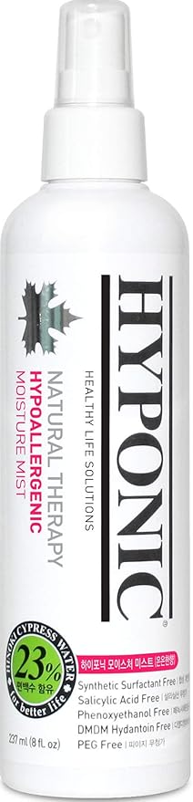 HYPONIC Hypoallergenic Hinoki Cypress Moisture Detangling Mist Spray for All Pets (Delicated Scented, 8.01 oz) - Conditioner, Detangler, Dematting, Deodorizing Perfume Spray for Sensitive Skin & Coat