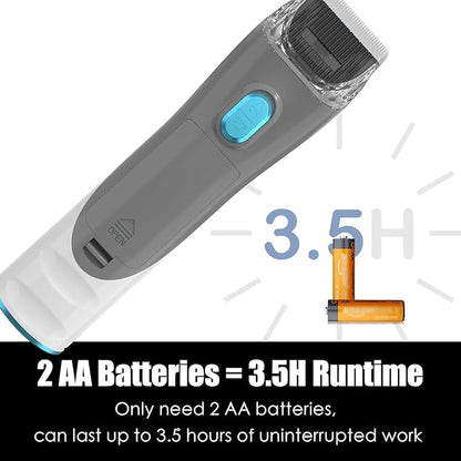 Pet Grooming Kit with 3.4L Oversized Vacuum Suction - 99% Pet Hair Removal - Professional Dog Clippers & Shedding Tools for Cats, Teddy, Poodle, Golden Retrievers