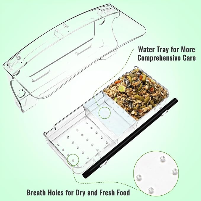 Window Bird Feeder with Strong Suction Cup for Outdoors, Close-up Bird Watching Gift for Bird Lovers Cats, Suitable for Cardinals, Finches, Orioles, Bluebirds, etc.