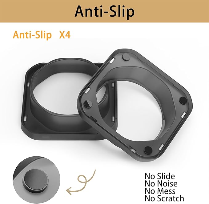 Stainless Steel Dog Bowls, Spill Proof Basic Dogs Bowls for Small Dogs Cats, 2 Cup Dog Food and Water Bowl, Non-Slip Puppy Feeder, Cat Bowl for Feeding Water - Starry Gray