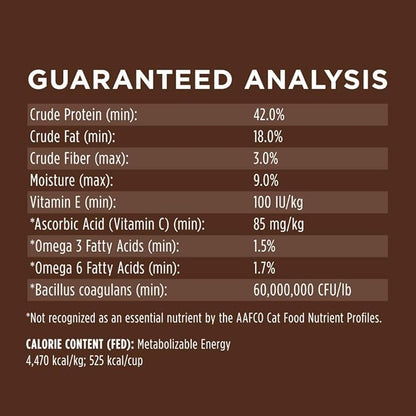 Instinct Original Dry Cat Food, Raw Coated Kibble, High Protein, Grain Free Recipe - Real Salmon, 10 lb. Bag