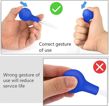 Aquarium Choice Coral Feeder Long Syringe, 2 Units, SPS HPS Marine Reef Coral Feeder Tool, 2 Tweezers for Coral Frag, Fish Excreta Cleaner