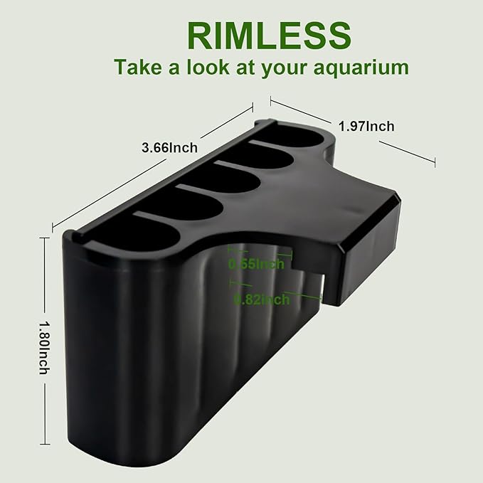 2 PCS Aquarium Plant Holder Top Hanging Fish Tank Plant Pot Aquarium Planter Cups for Water Feature Decoration