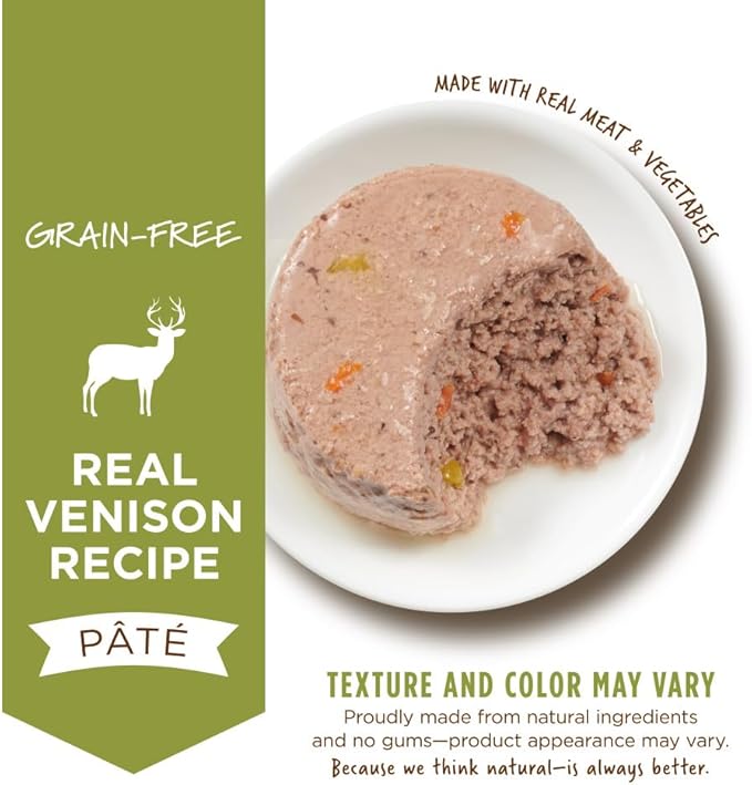 Instinct Original Pate Wet Cat Food, Grain Free Recipe - Real Venison, 5.5 oz. Cans (Pack of 12)