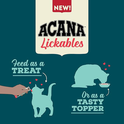 ACANA Lickables Cat Treats Tuna Recipe .5oz Tubes (5 Count)