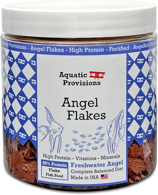 Angel Flakes Fish Food 1 oz, for Freshwater Angelfish
