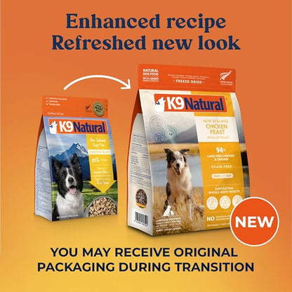 K9 Natural Grain-Free Freeze-Dried Dog Food Chicken 1.1lb