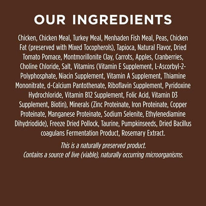 Instinct Original Dry Cat Food, Raw Coated Kibble, High Protein, Grain Free Recipe - Real Chicken, 5 lb. Bag